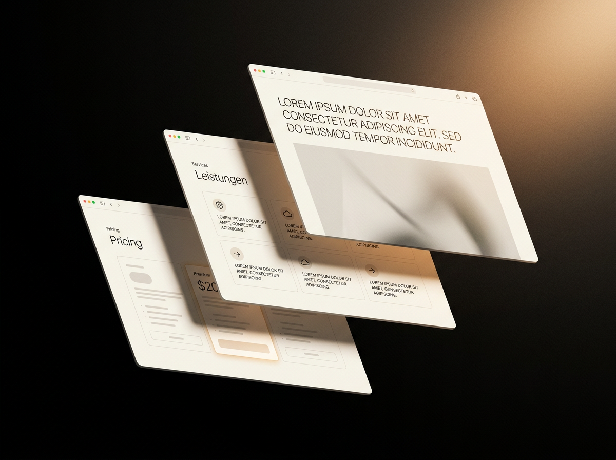 Multi-Page Websites Visual