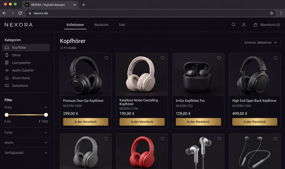 Onlineshops Mockup